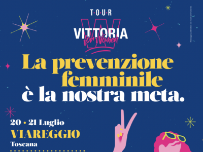 A Viareggio il Vittoria for Women Tour, la prevenzione arriva in spiaggia