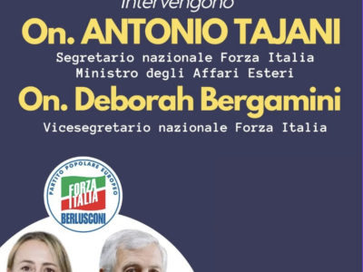 Il vicepremier Antonio Tajani al Caffè della Versiliana