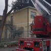 Maltempo: cade un albero su un tetto di una scuola a Viareggio